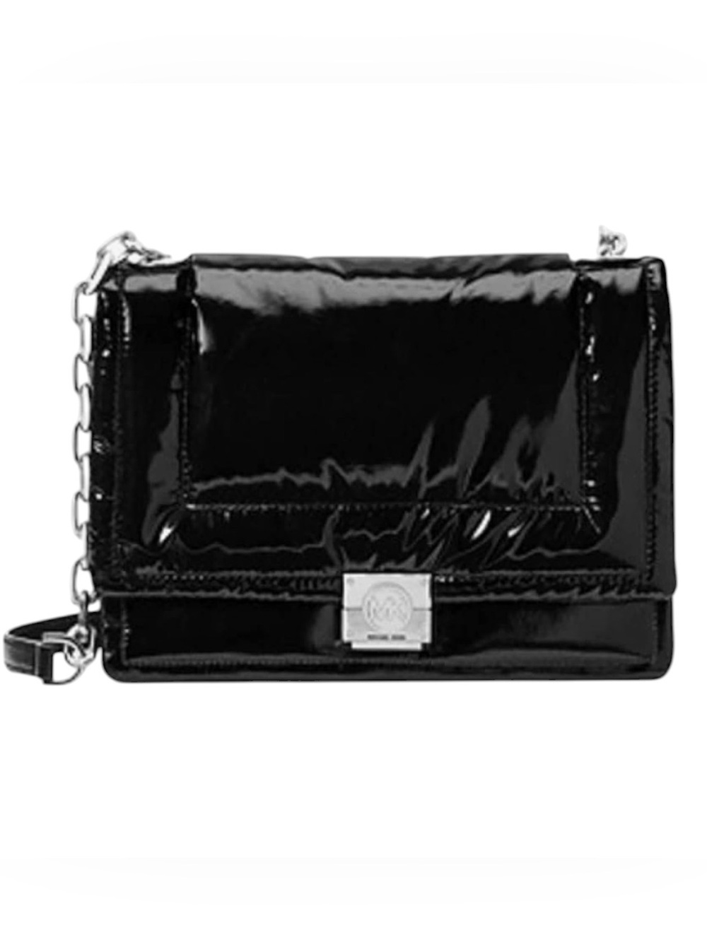 Michael Kors Rory Medium Quilted Patent Crossbody Bag NWT